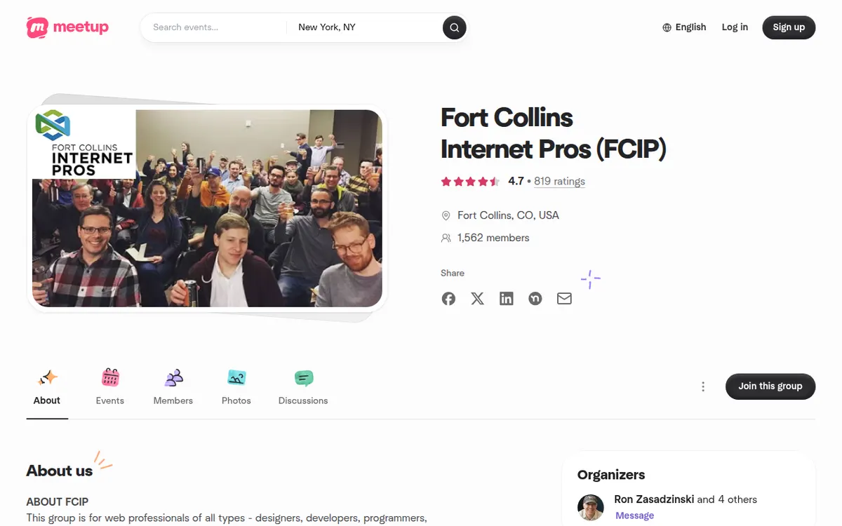 Visit the Fort Collins Internet Pros (FCIP) website (opens in a new tab)