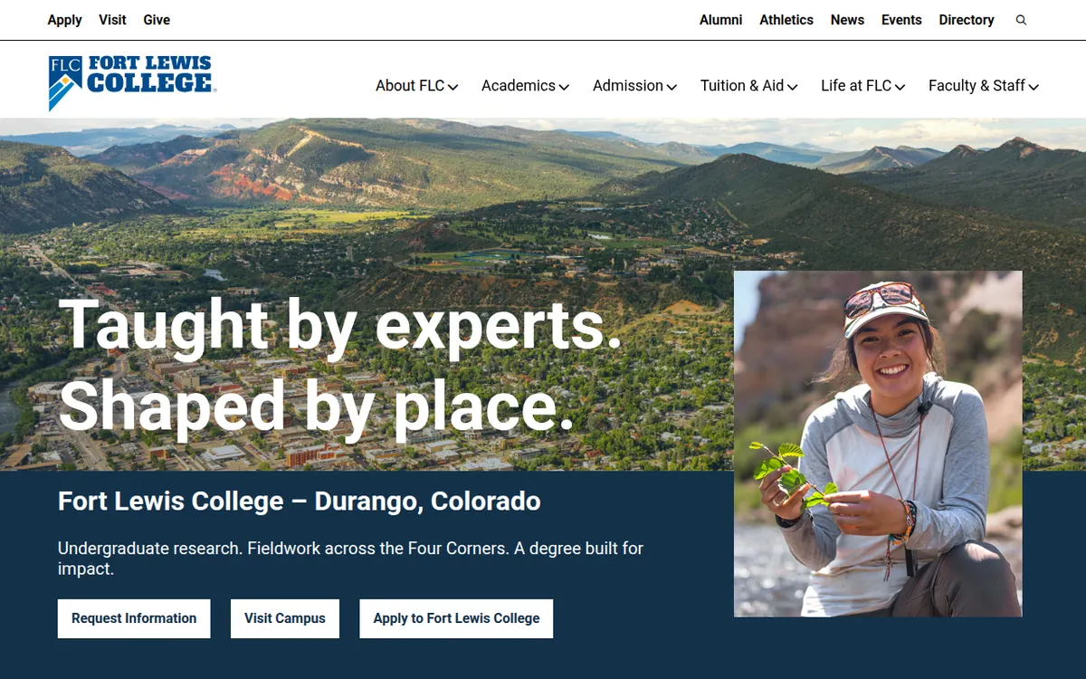 Visit the Fort Lewis College (FLC) website (opens in a new tab)