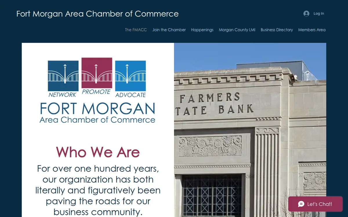 Visit the Fort Morgan Area Chamber of Commerce (FMACC) website (opens in a new tab)
