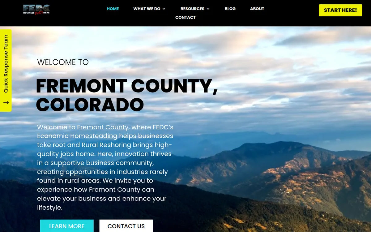 Visit the Fremont County Economic Development Corporation (FEDC) website (opens in a new tab)