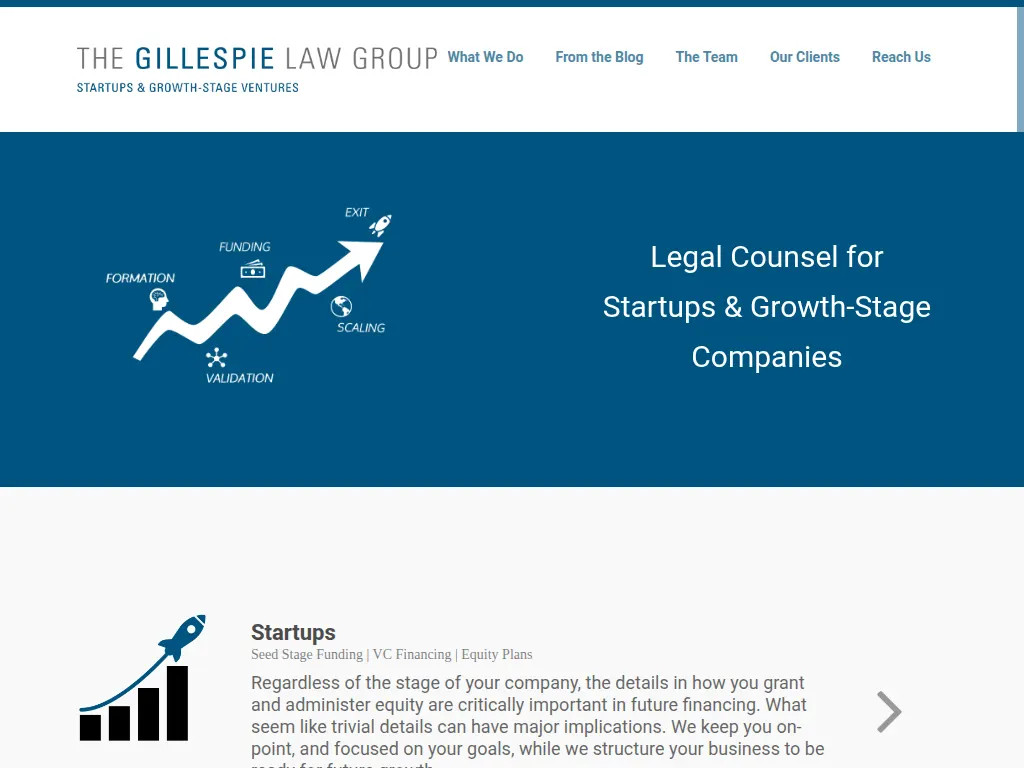 Visit the Gillespie Law Group website (opens in a new tab)