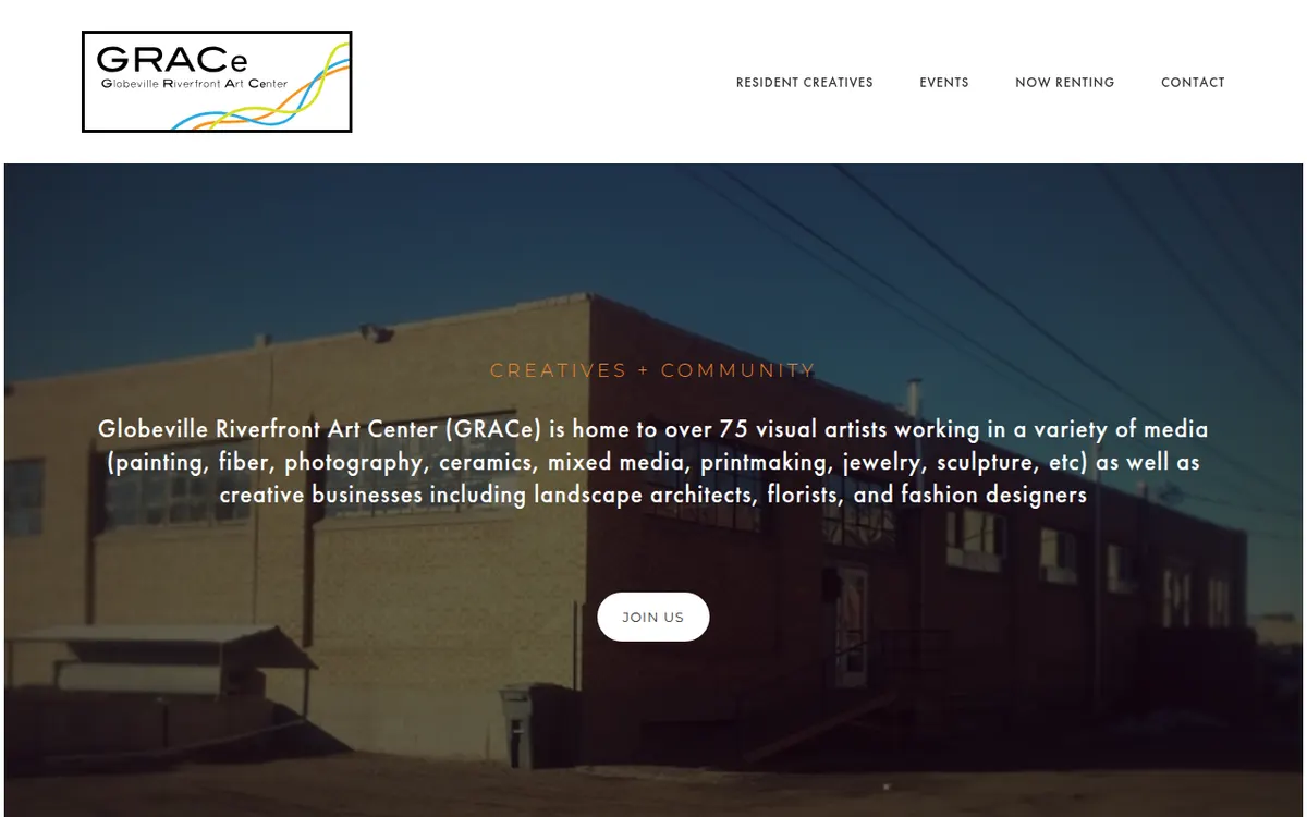 Visit the Globeville Riverfront Art Center (GRACe) website (opens in a new tab)