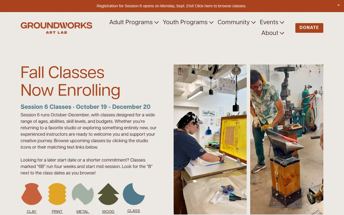 Visit the Groundworks Art Lab website (opens in a new tab)