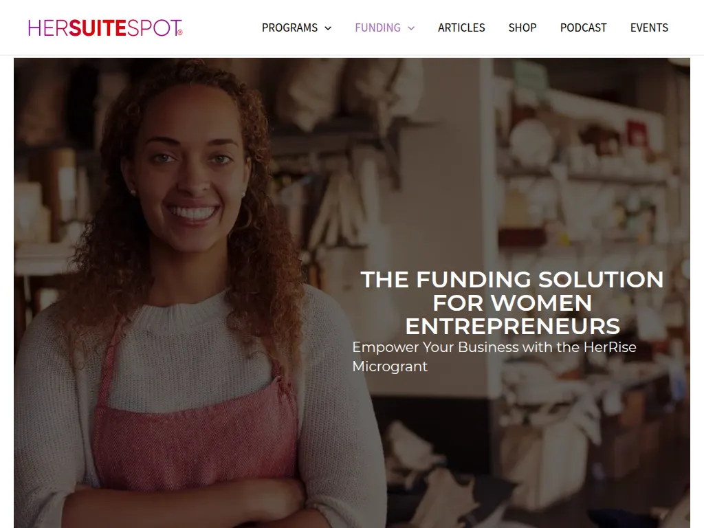 Visit the HerRise MicroGrant website (opens in a new tab)