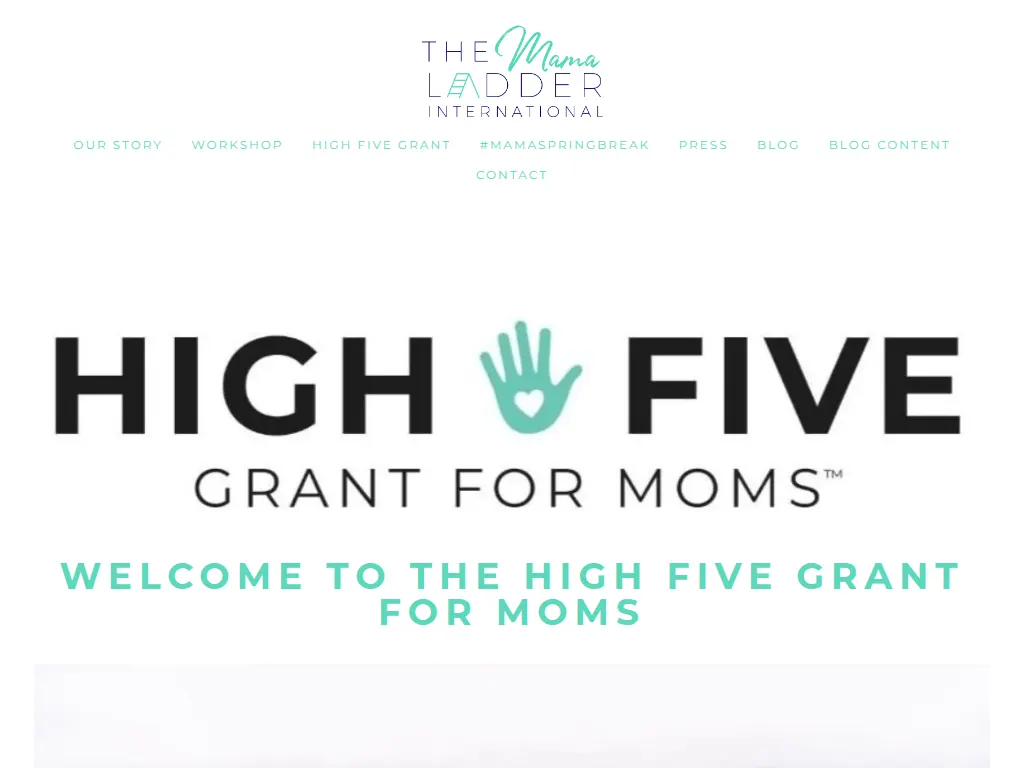 Visit the High Five Grant by The Mama Ladder website (opens in a new tab)