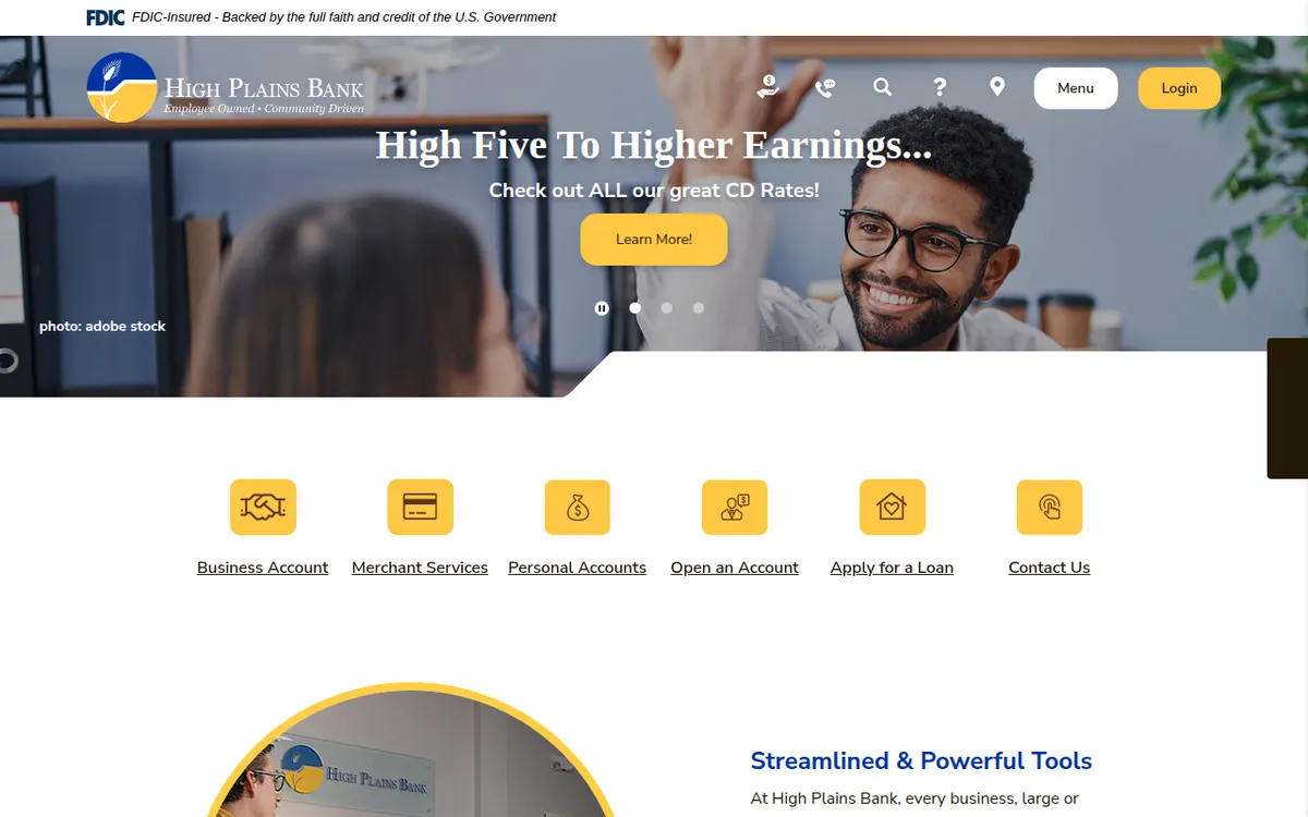 Visit the High Plains Bank website (opens in a new tab)