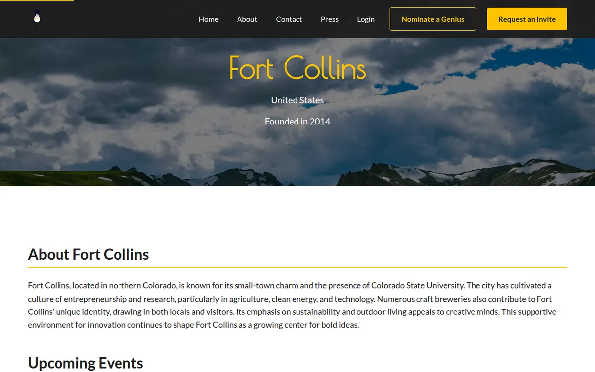 Visit the House of Genius Fort Collins website (opens in a new tab)