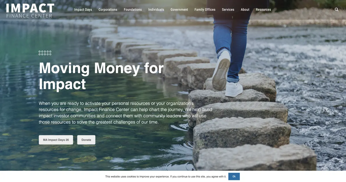 Visit the Impact Finance Center (IFC) website (opens in a new tab)