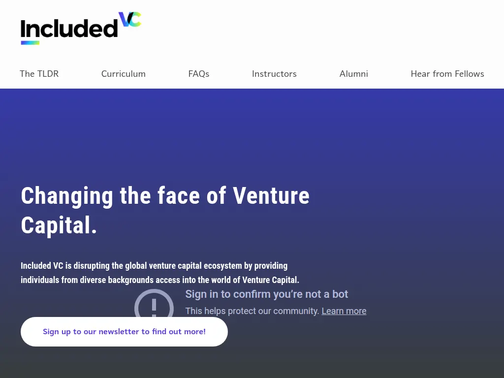 Visit the Included VC website (opens in a new tab)