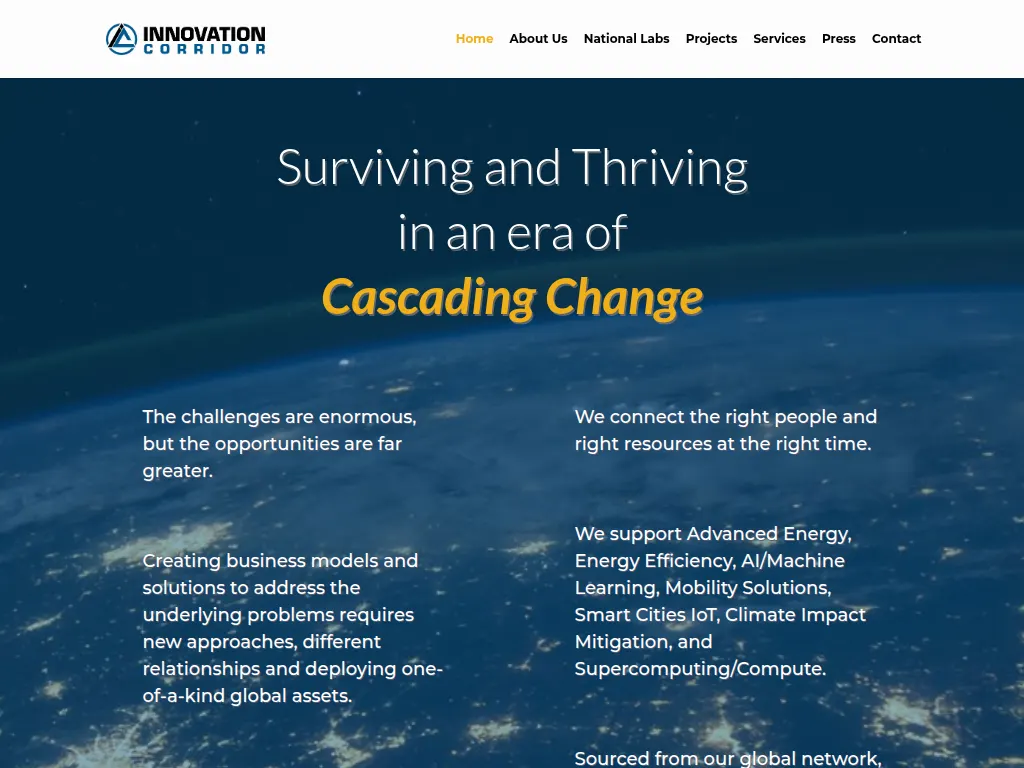 Visit the Innovation Corridor (IC) website (opens in a new tab)