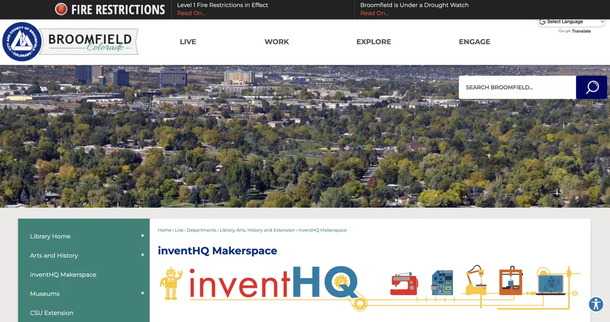 Visit the inventHQ Makerspace website (opens in a new tab)