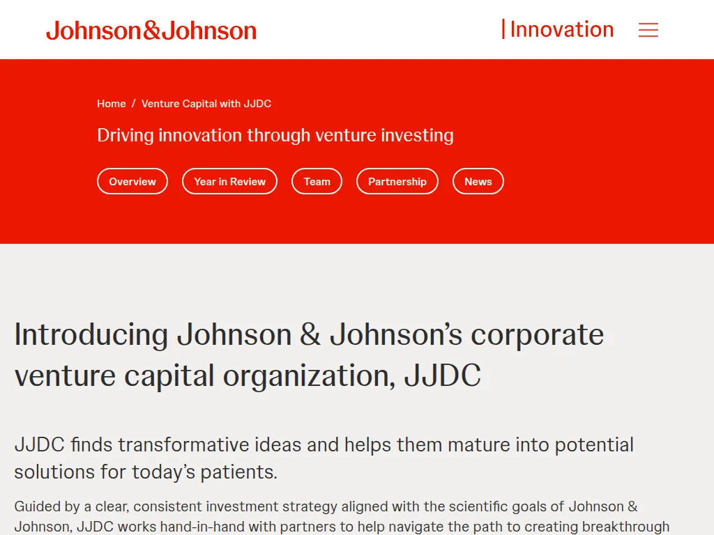 Visit the Johnson & Johnson JJDC website (opens in a new tab)