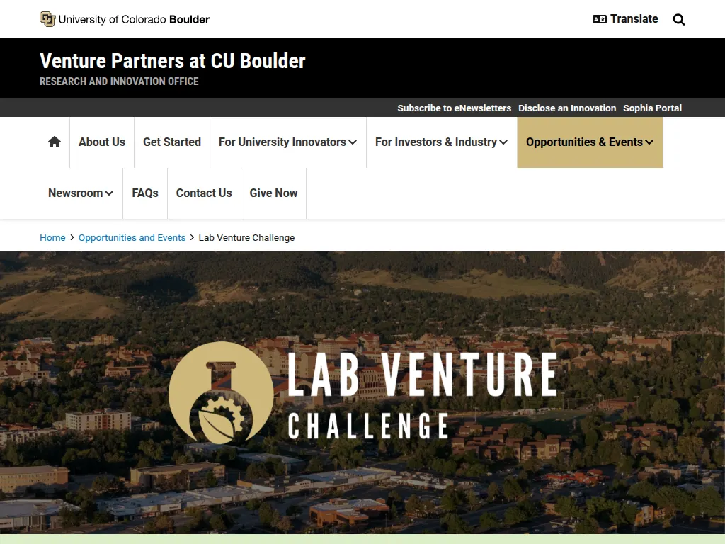 Visit the Lab Venture Challenge (LVC) website (opens in a new tab)