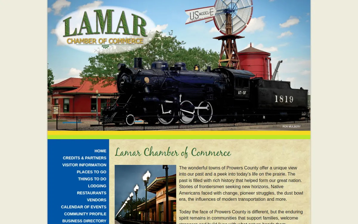Visit the Lamar Chamber of Commerce website (opens in a new tab)