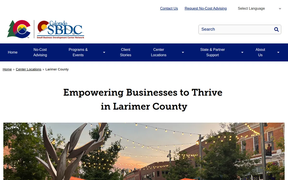 Visit the Larimer SBDC website (opens in a new tab)