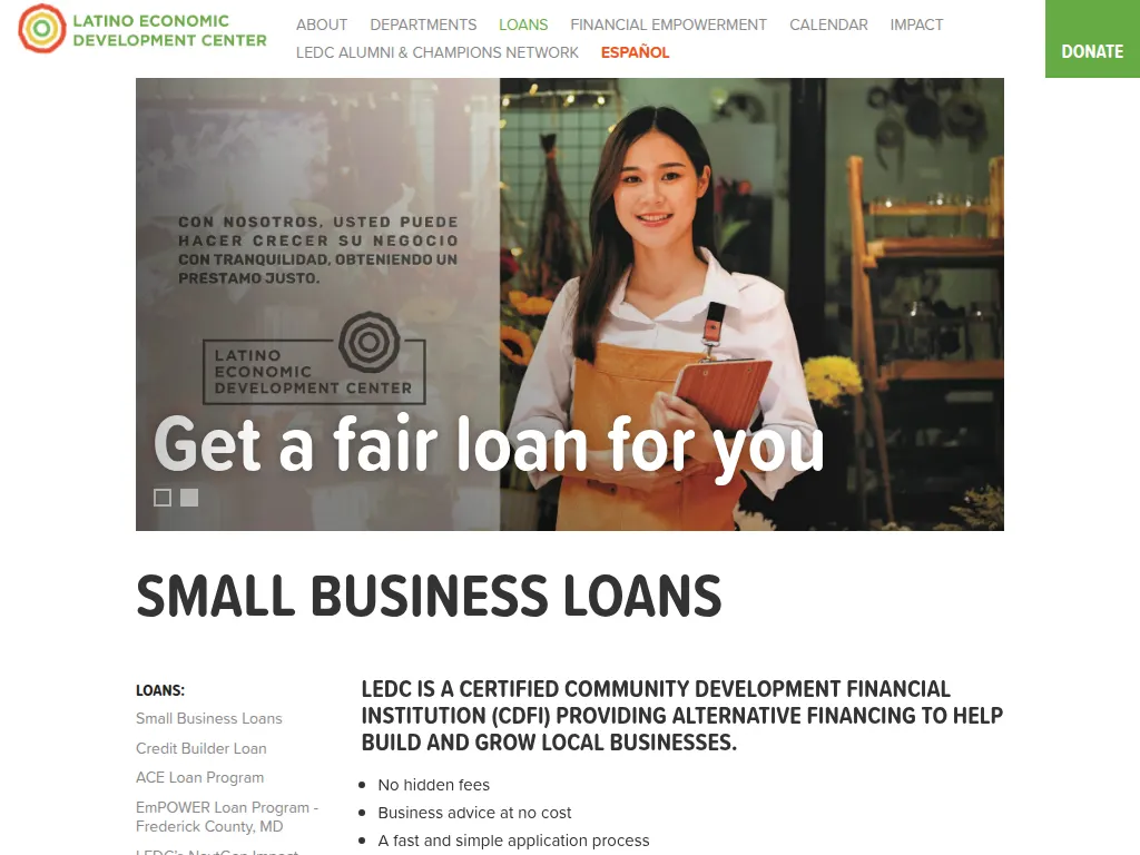 Visit the Latino Economic Development Center (LEDC) website (opens in a new tab)