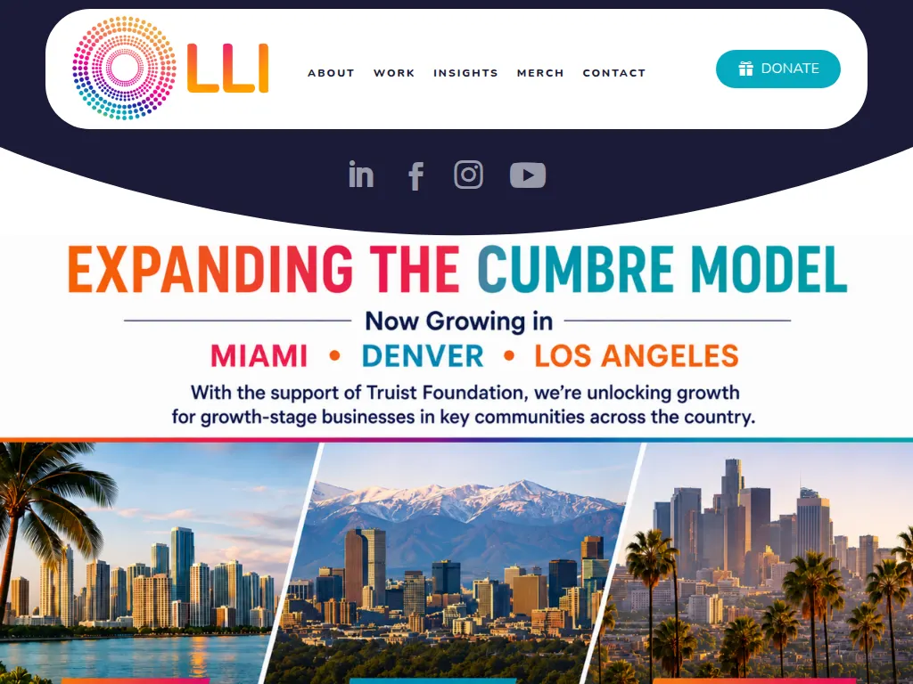 Visit the Latino Leadership Institute (LLI) website (opens in a new tab)