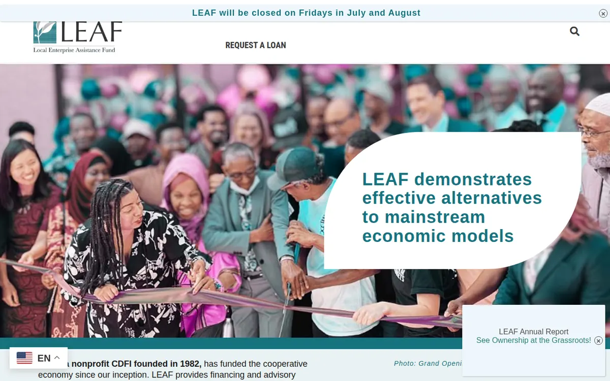 Visit the LEAF Fund website (opens in a new tab)