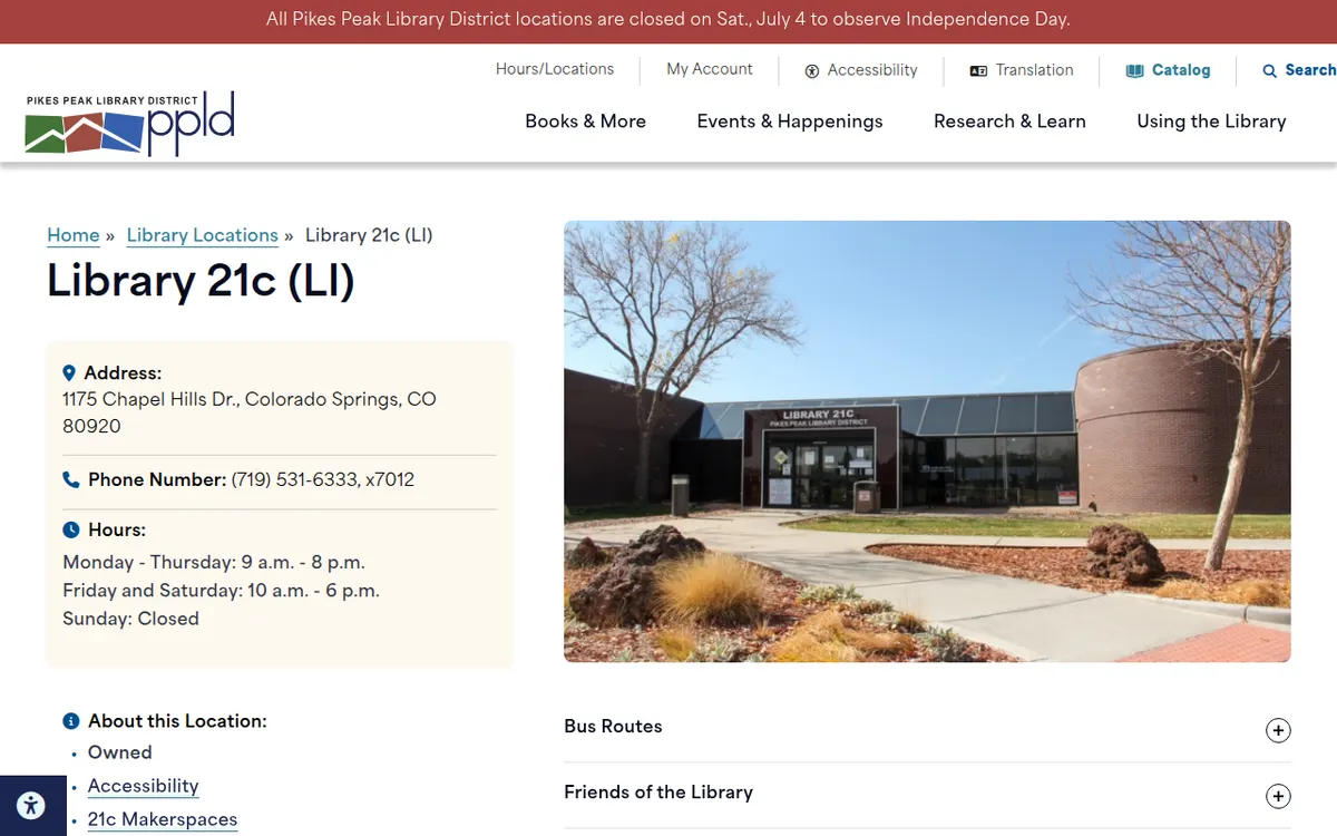 Visit the Library 21c (LI) website (opens in a new tab)