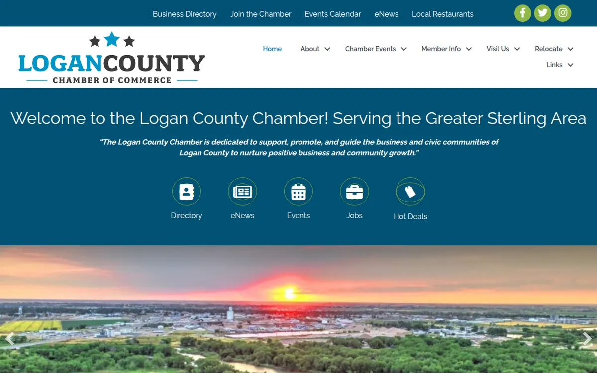 Visit the Logan County Chamber of Commerce website (opens in a new tab)