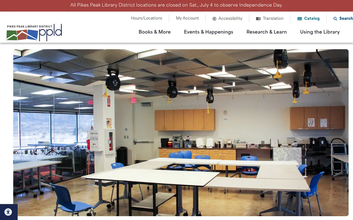 Visit the Make at Library 21c website (opens in a new tab)