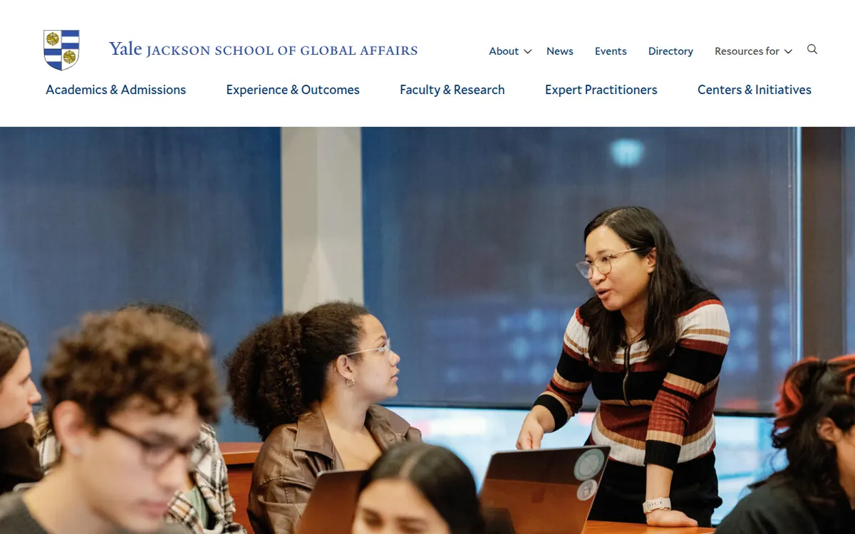 Visit the Maurice R. Greenberg World Fellows Program website (opens in a new tab)