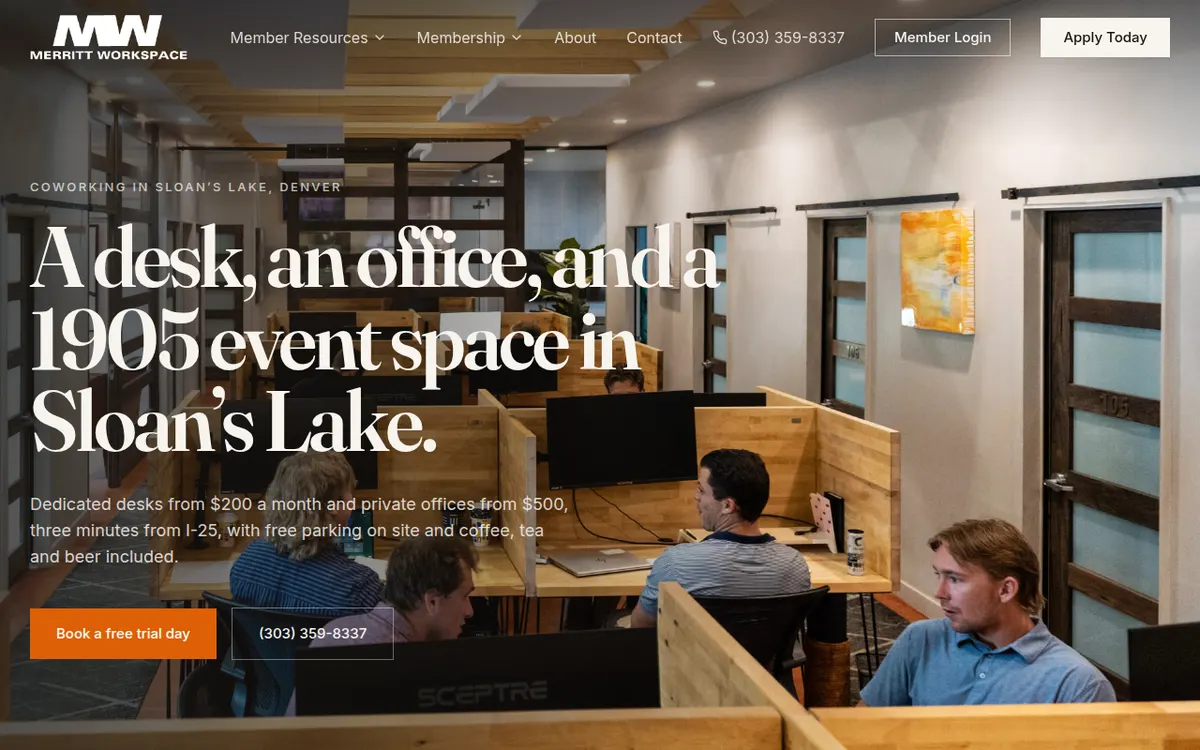Visit the Merritt Workspace website (opens in a new tab)