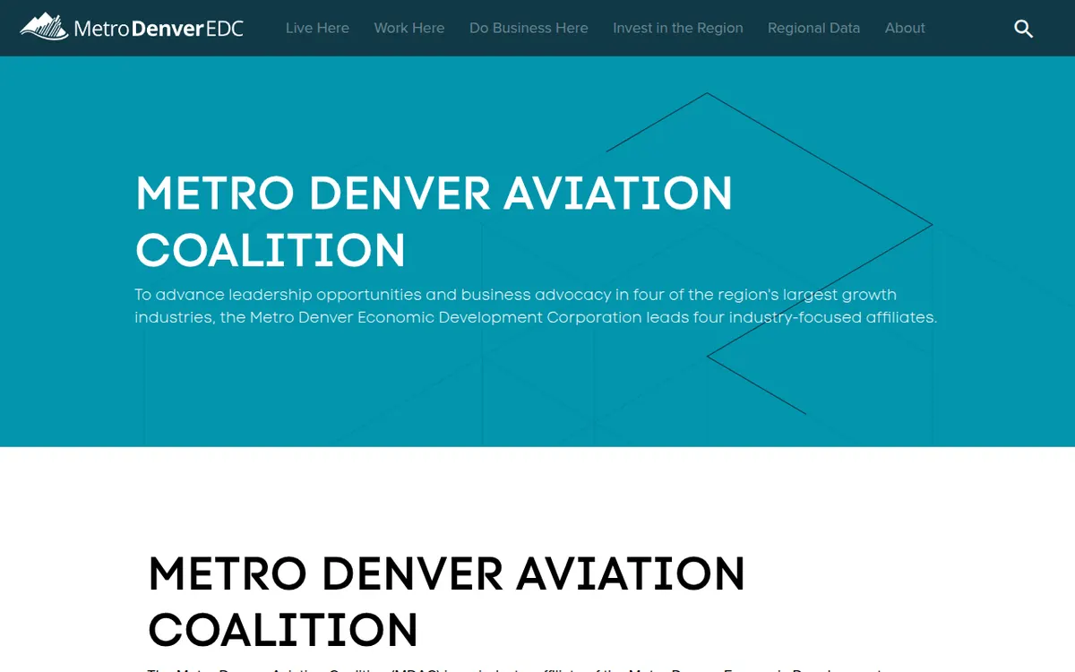 Visit the Metro Denver Aviation Coalition (MDAC) website (opens in a new tab)