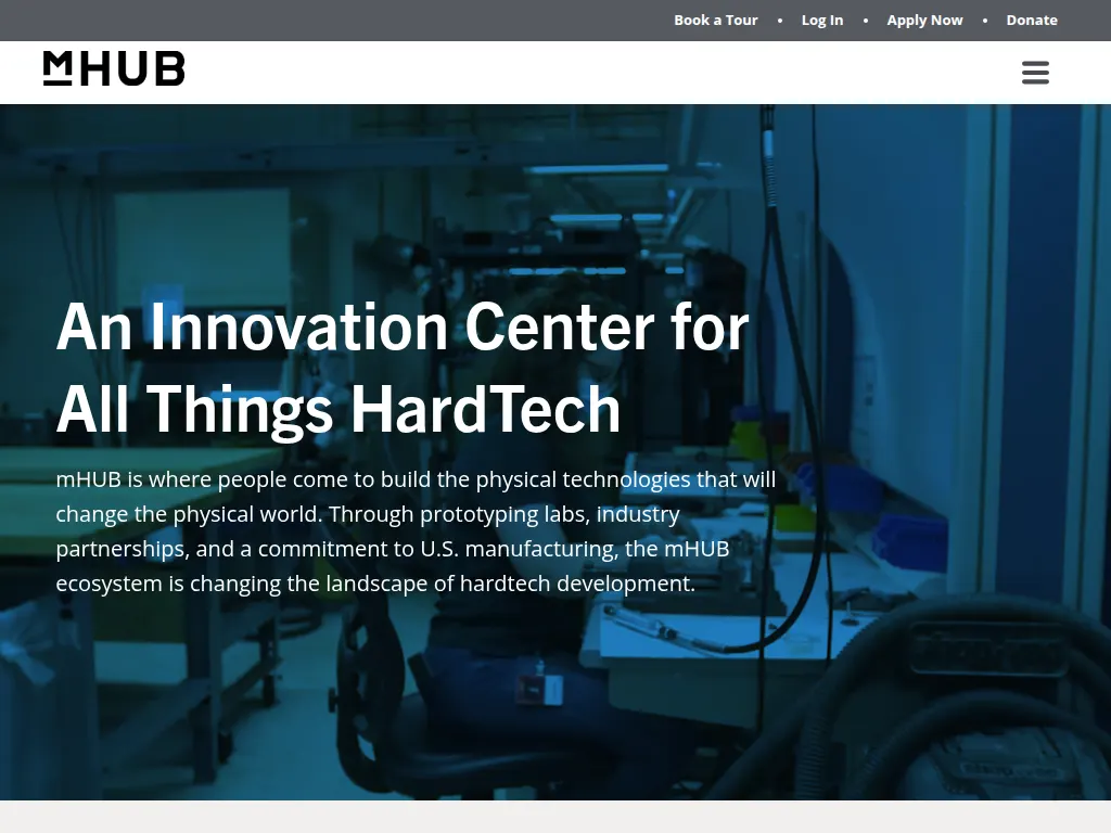 Visit the mHUB website (opens in a new tab)