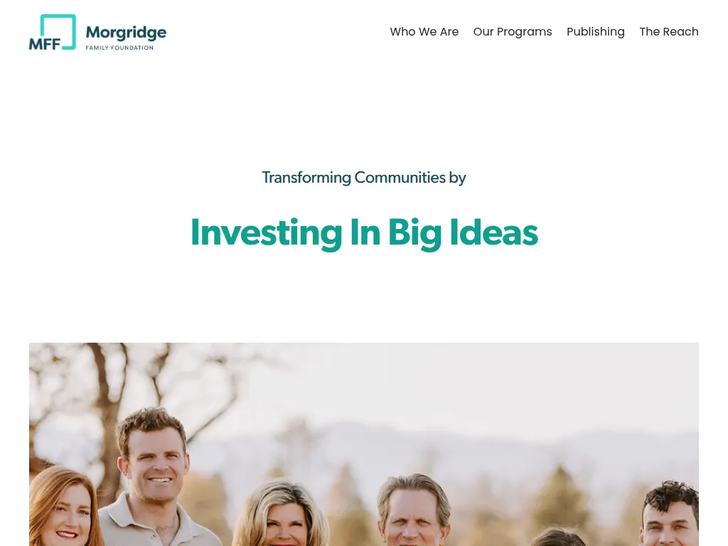 Visit the Morgridge Family Foundation (MFF) website (opens in a new tab)