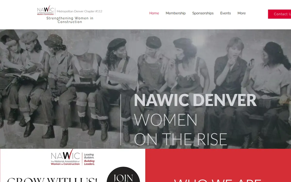 Visit the National Association of Women in Construction (NAWIC Metro Denver Chapter) website (opens in a new tab)