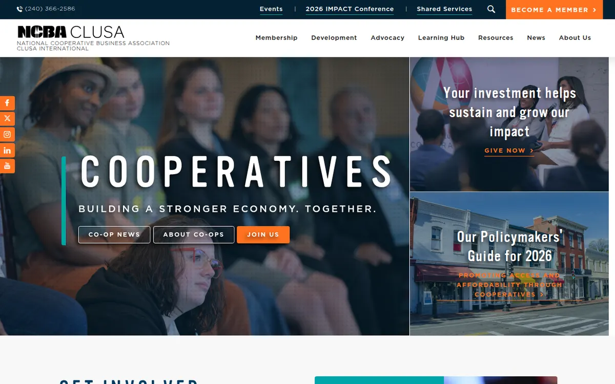 Visit the National Cooperative Business Association CLUSA International (NCBA CLUSA) website (opens in a new tab)