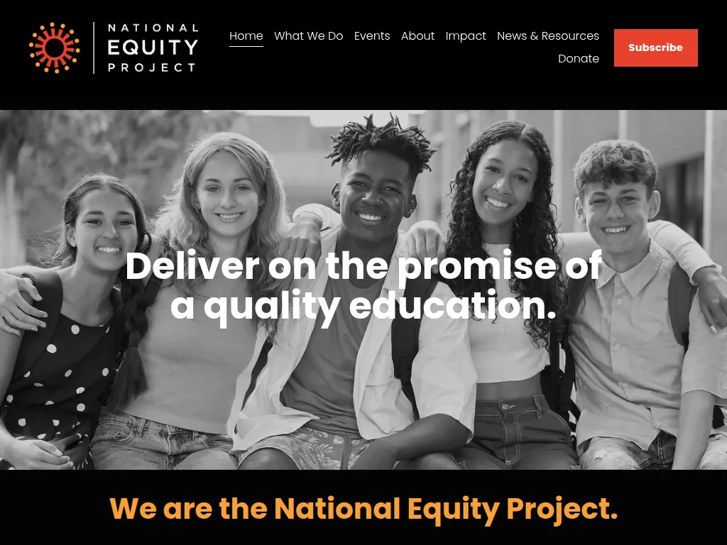 Visit the National Equity Project website (opens in a new tab)