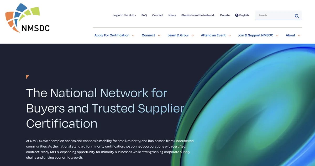 Visit the National Minority Supplier Development Council (NMSDC) website (opens in a new tab)