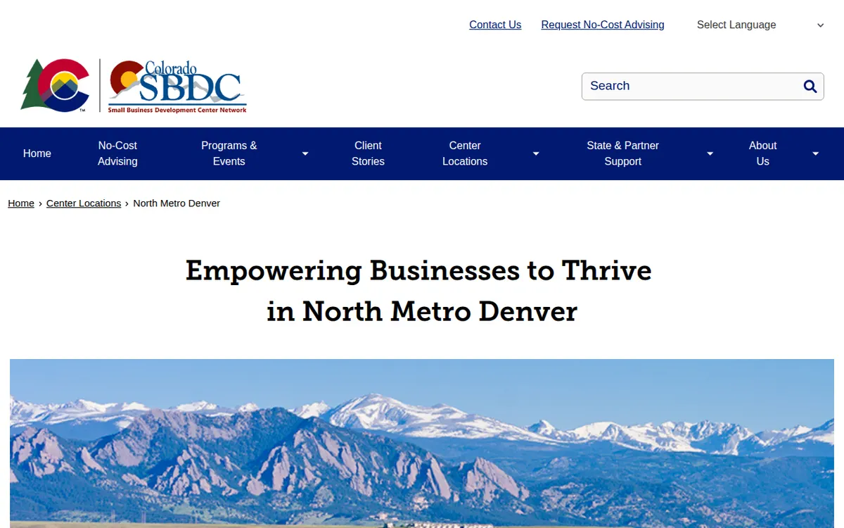 Visit the North Metro Denver SBDC website (opens in a new tab)
