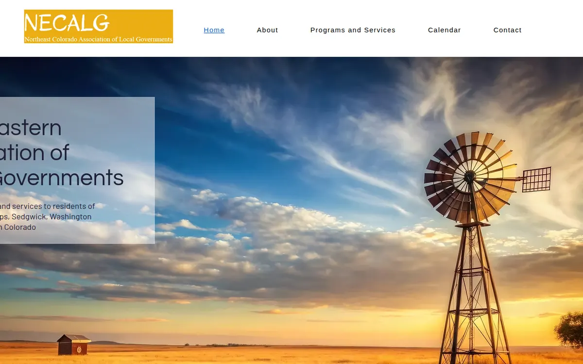 Visit the Northeastern Association of Local Governments (NECALG) website (opens in a new tab)
