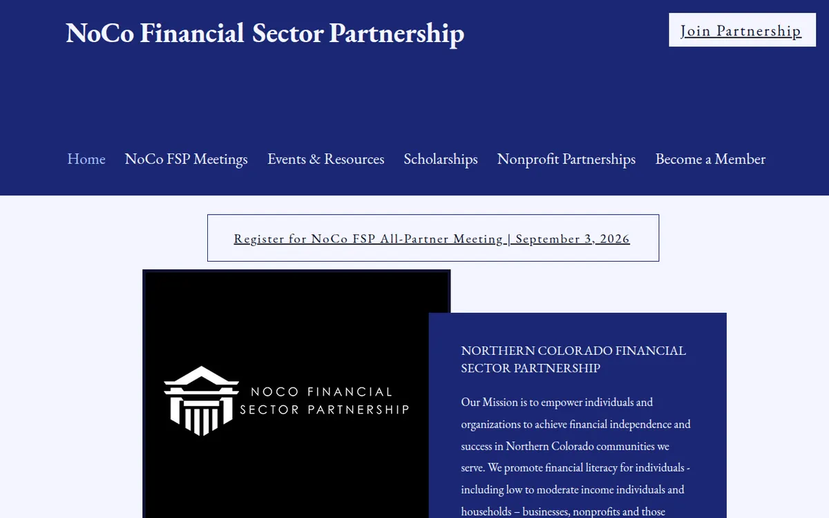 Visit the Northern Colorado Financial Sector Partnership website (opens in a new tab)