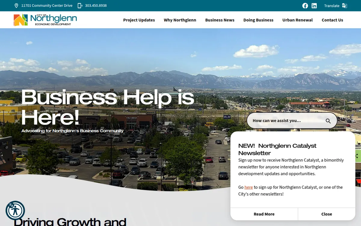 Visit the Northglenn Economic Development website (opens in a new tab)