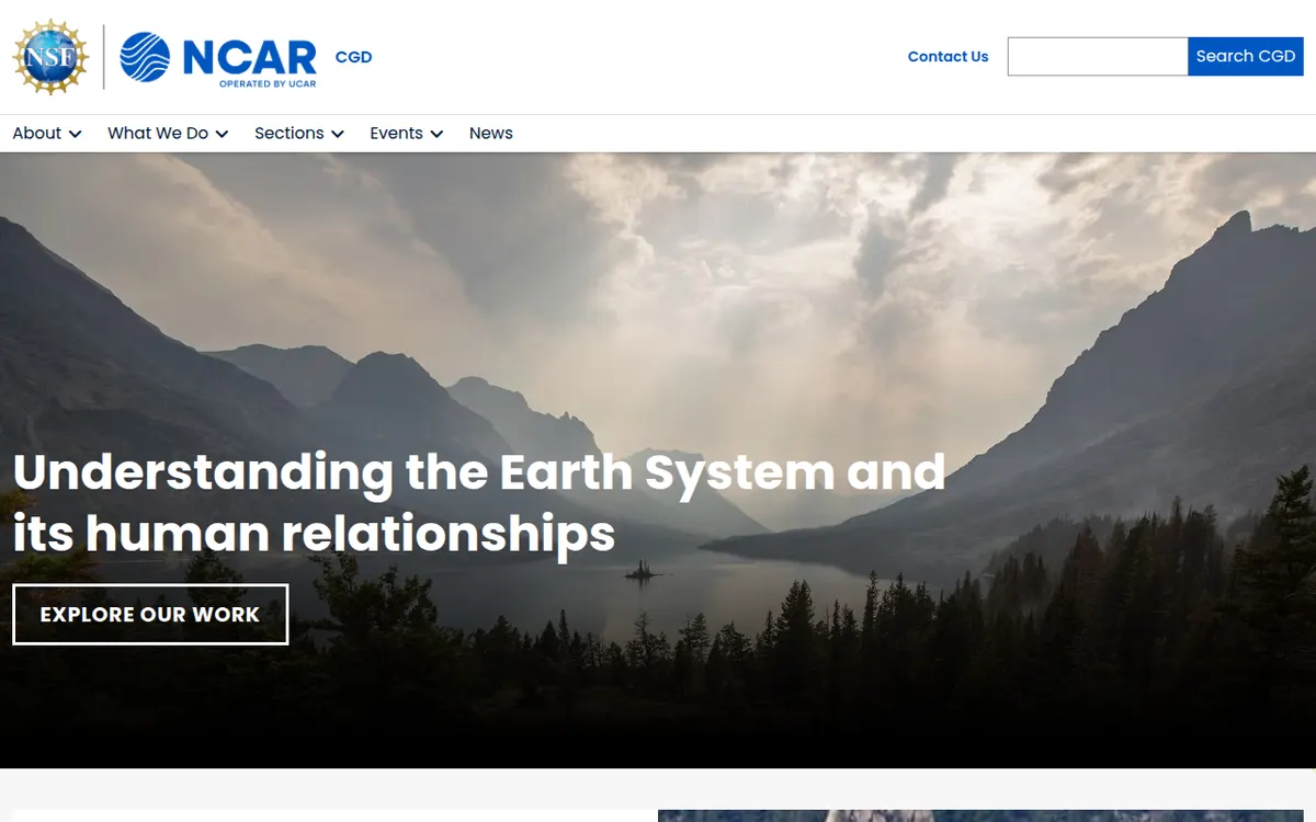 Visit the NSF NCAR CGD website (opens in a new tab)