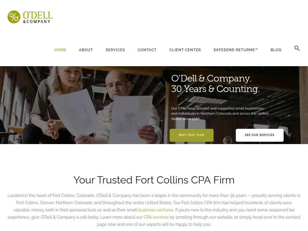 Visit the O’Dell & Company website (opens in a new tab)