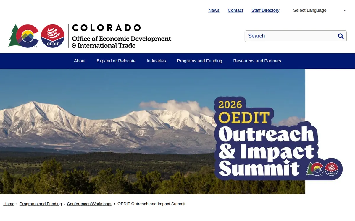 Visit the OEDIT Outreach and Impact Summit website (opens in a new tab)