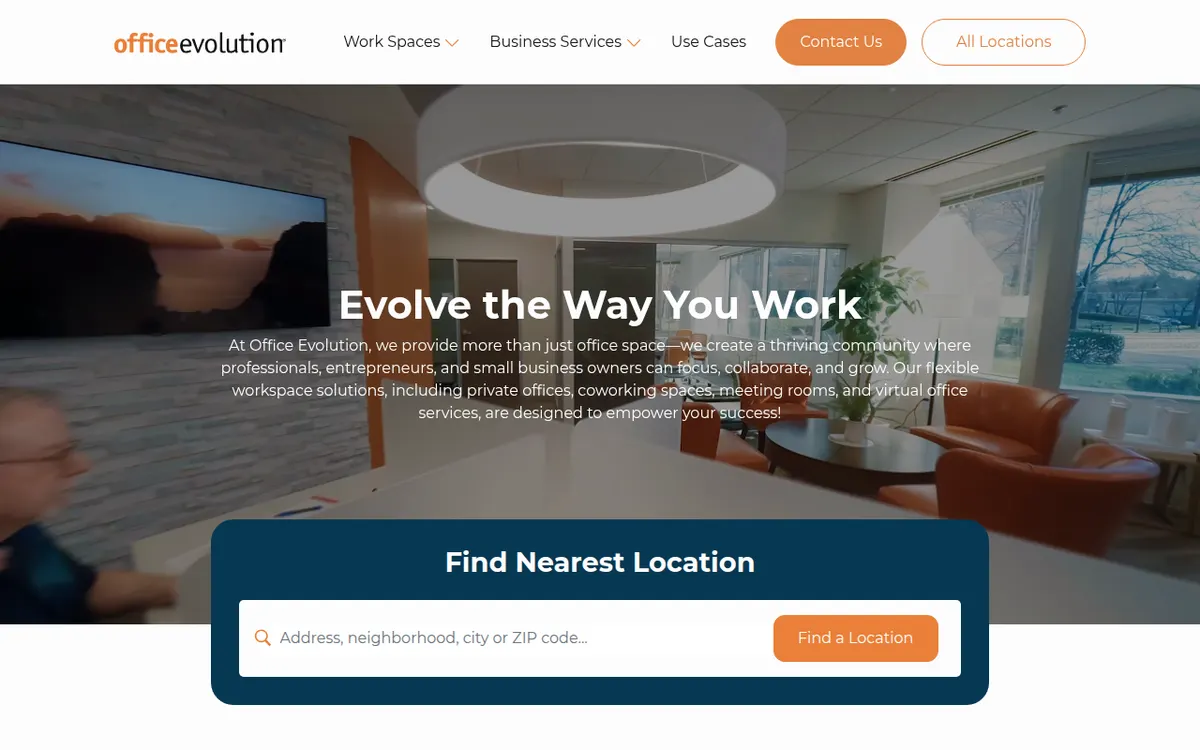 Visit the Office Evolution website (opens in a new tab)