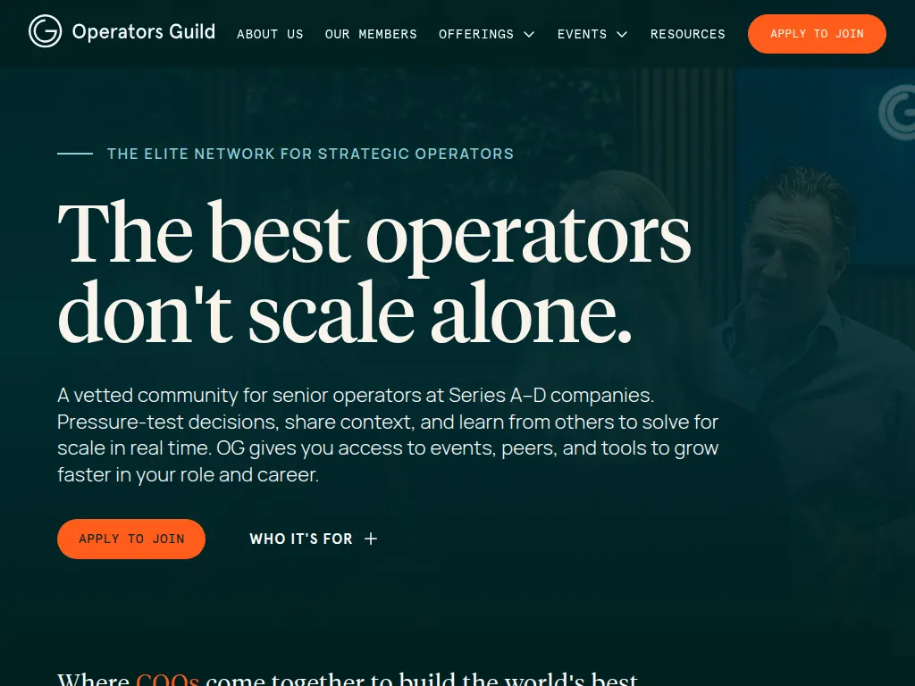 Visit the Operators Guild website (opens in a new tab)