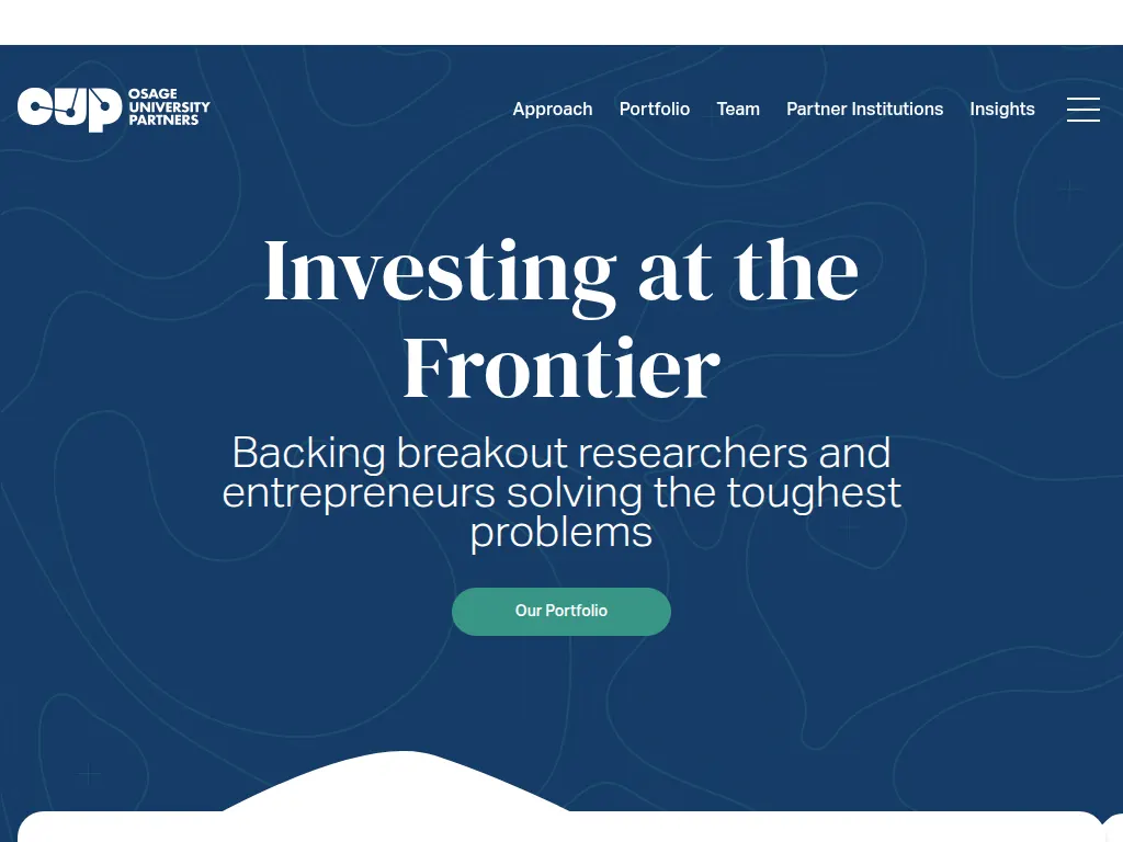 Visit the Osage University Partners (OUP) website (opens in a new tab)