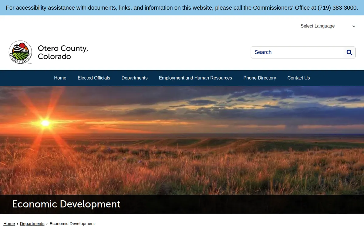 Visit the Otero County Economic Development website (opens in a new tab)