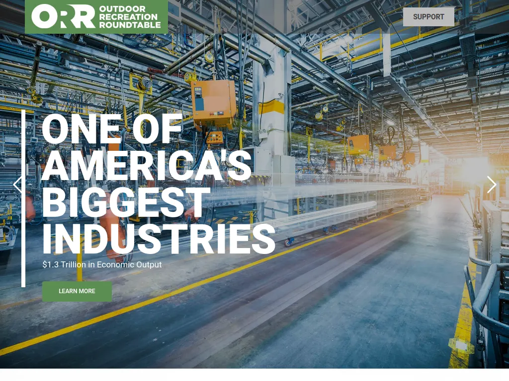 Visit the Outdoor Recreation Roundtable (ORR) website (opens in a new tab)