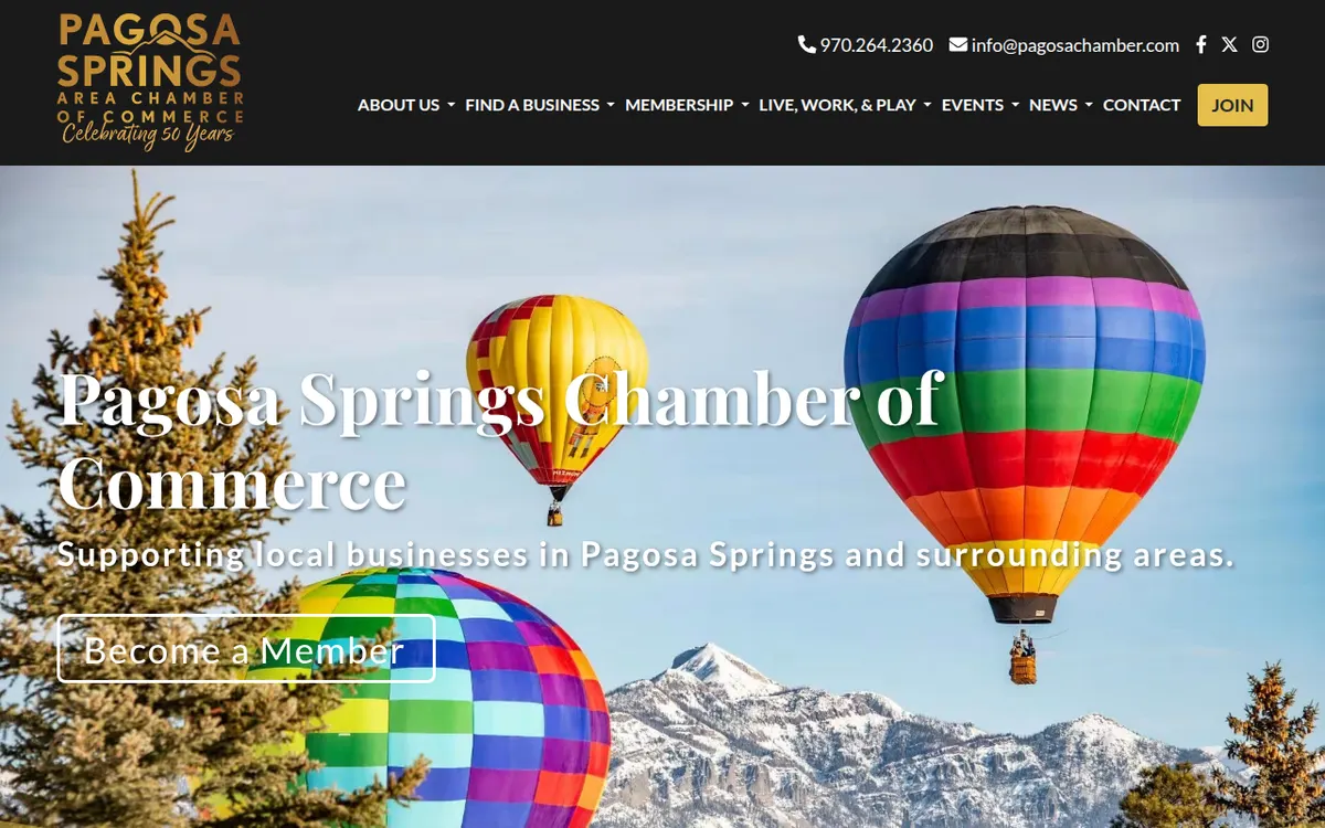 Visit the Pagosa Springs Area Chamber of Commerce website (opens in a new tab)