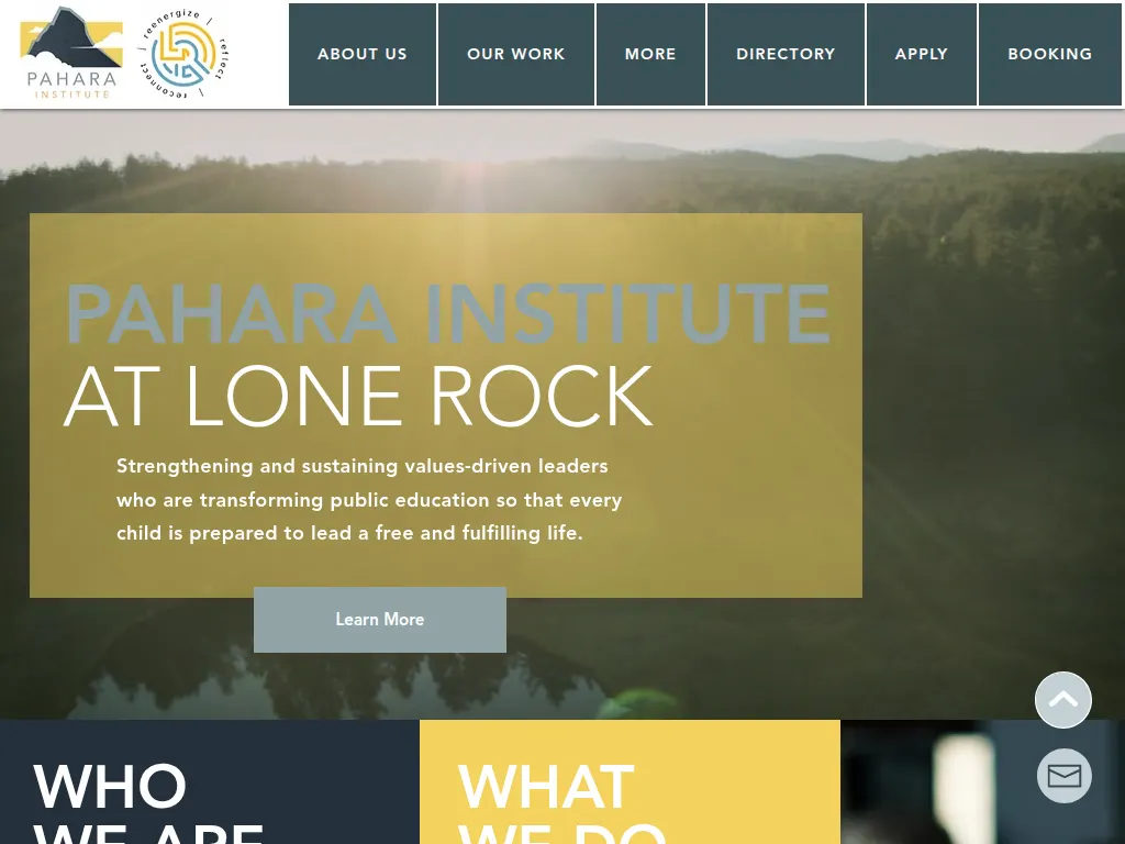 Visit the Pahara Institute at Lone Rock website (opens in a new tab)