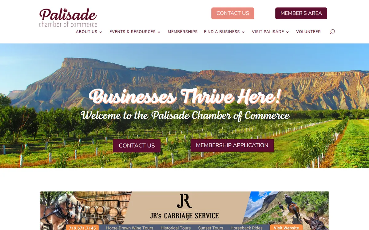 Visit the Palisade Chamber of Commerce website (opens in a new tab)
