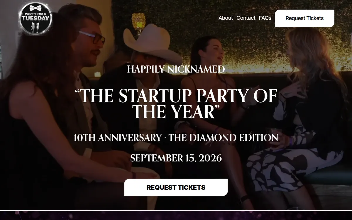 Visit the Party on a Tuesday website (opens in a new tab)